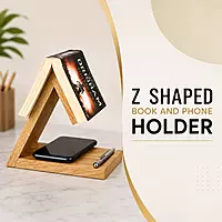 Z Shaped Book And Phone Holder