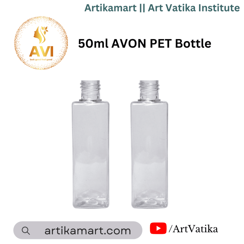 50ml SQUARE PET Bottle CLEAR - 20mm Neck 50ml SQUARE PET Bottle CLEAR - 20mm Neck