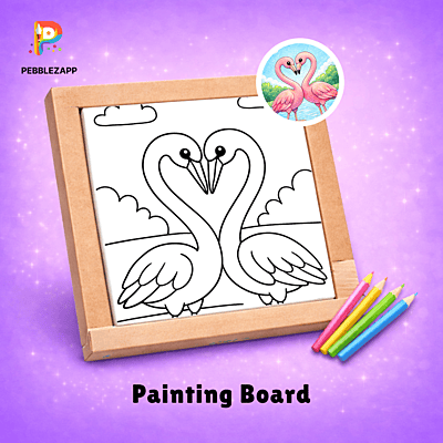 ute swan love coloring