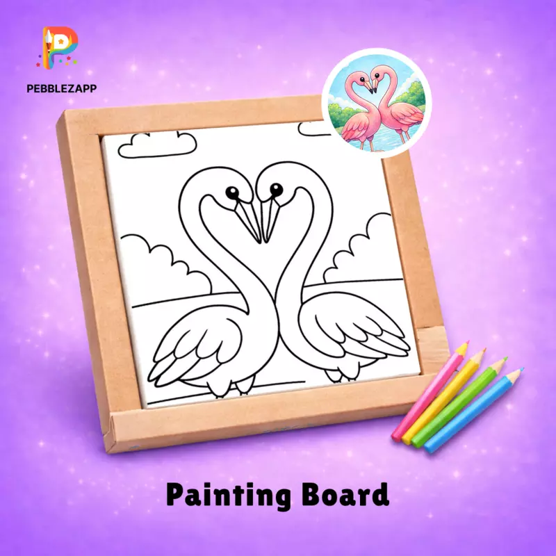 ute swan love coloring