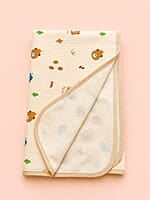 Muslin Dry Sheet Bed Protector – (70 × 90cm) - Bear & Bites Muslin Dry Sheet Bed Protector – (70 × 90cm) - Bear & Bites