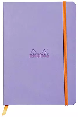 Rhodia Rhodiarama Softcover Notebook A5  Iris (Iris Blue) DOT GRID