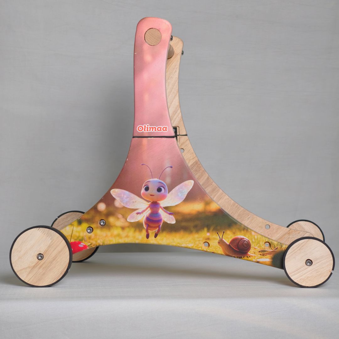 3-in-1 Wooden Baby Push Walker/ Balance Cycle / Push Scooter - Olima 3-in-1 Wooden Baby Push Walker/ Balance Cycle / Push Scooter - Olima