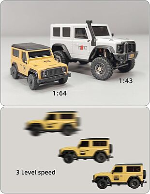 LDARC R01 1:64 Scale Micro RC Car RTR | High-Speed Remote Control Car