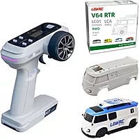 LDARC V64 1:64 Scale Micro RC Car RTR | High-Speed Remote Control Car