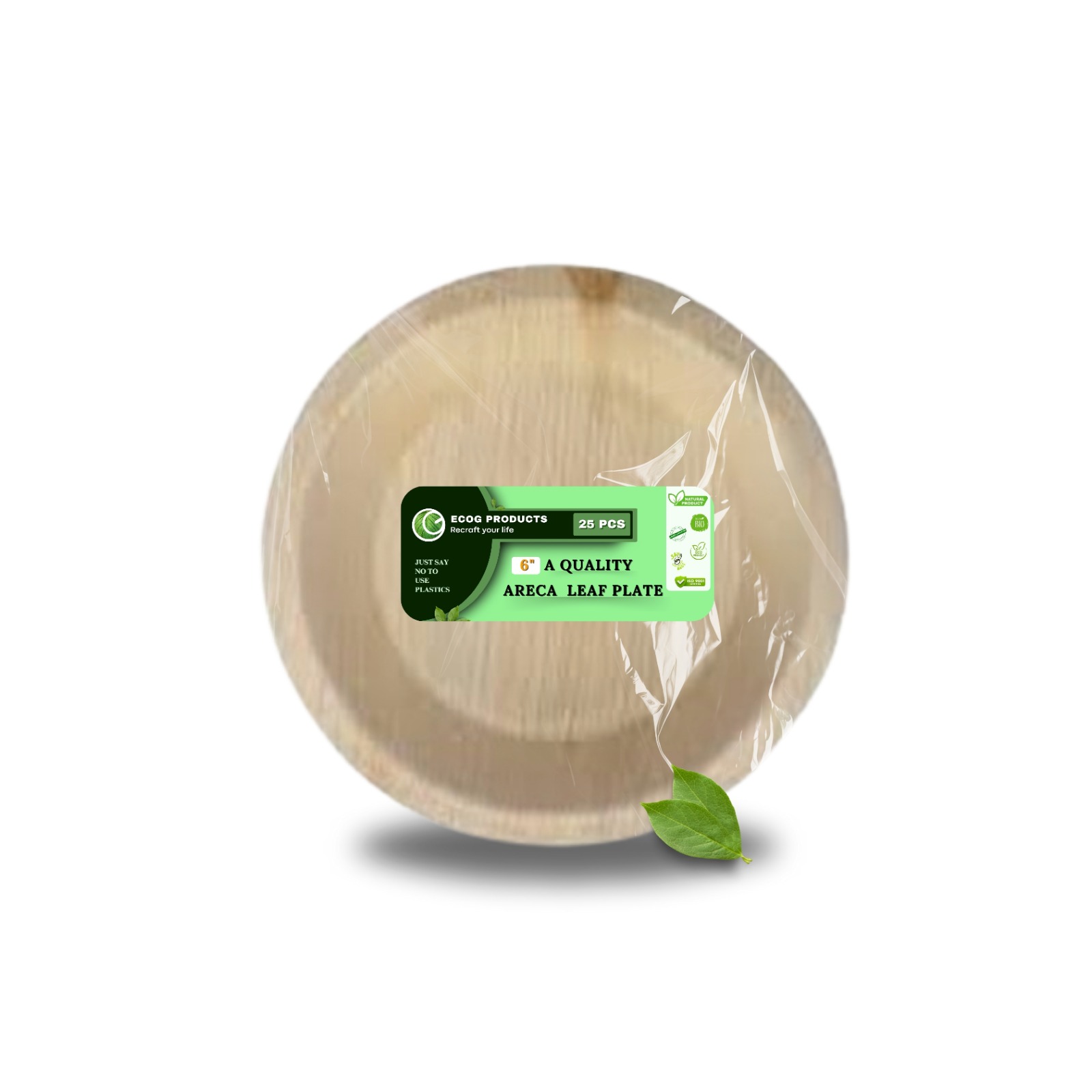 Areca Round Plates 6",8",10"2" 25Pcs Areca Round Plates 6",8",10"2" 25Pcs