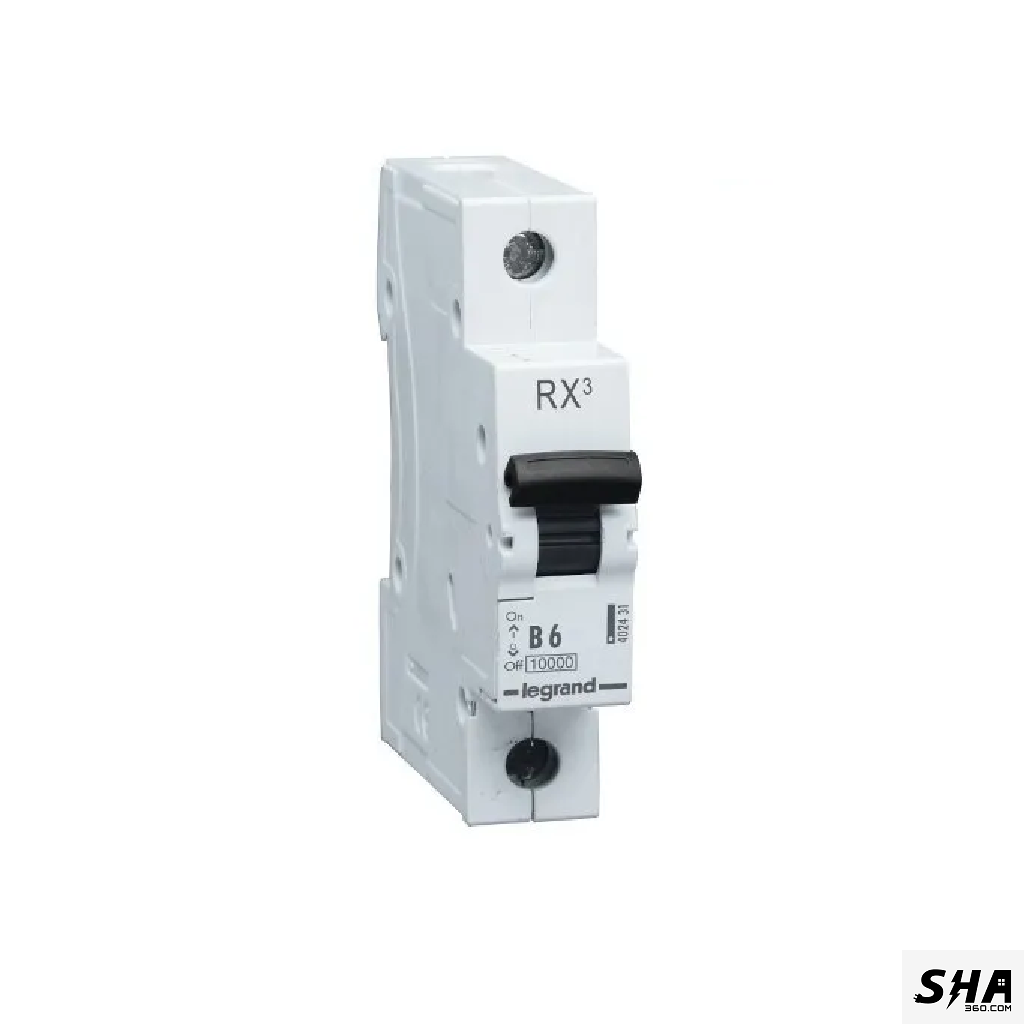 Legrand MCB 6A Single Pole (1-Pole) 10kA B Curve Rx3 (402431) - Sha360 Legrand MCB 6A Single Pole (1-Pole) 10kA B Curve Rx3 (402431) - Sha360