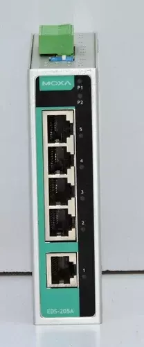 Moxa EDS-205 5-Port Unmanaged Industrial Ethernet Switch