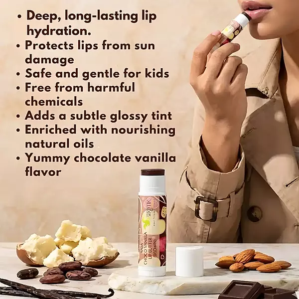 RASA Choco Vanilla Lip Butter (Brown)