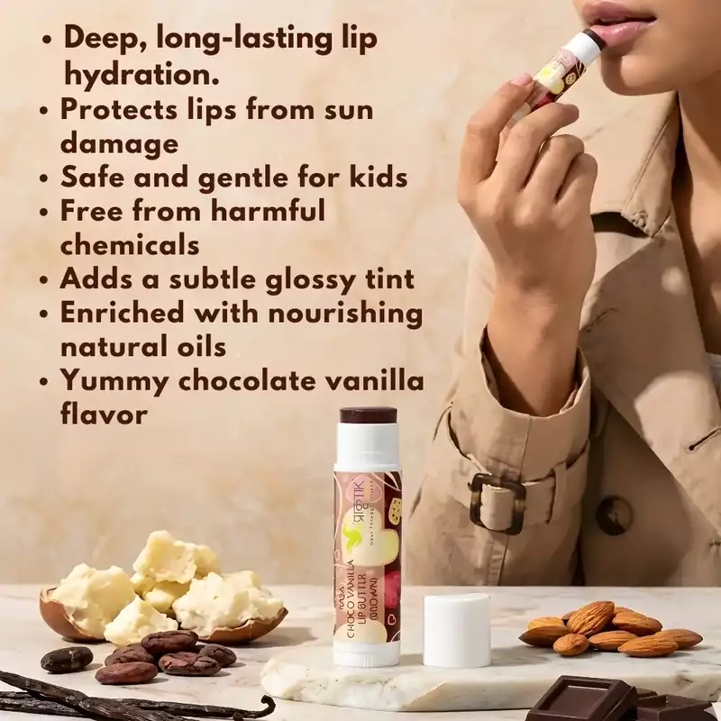 RASA Choco Vanilla Lip Butter (Brown)
