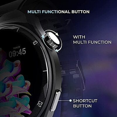 beatXP Vega X 1.43" (3.6 cm) Super AMOLED Display, One-Tap Bluetooth Calling Smart Watch beatXP Vega X 1.43" (3.6 cm) Super AMOLED Display, One-Tap Bluetooth Calling Smart Watch