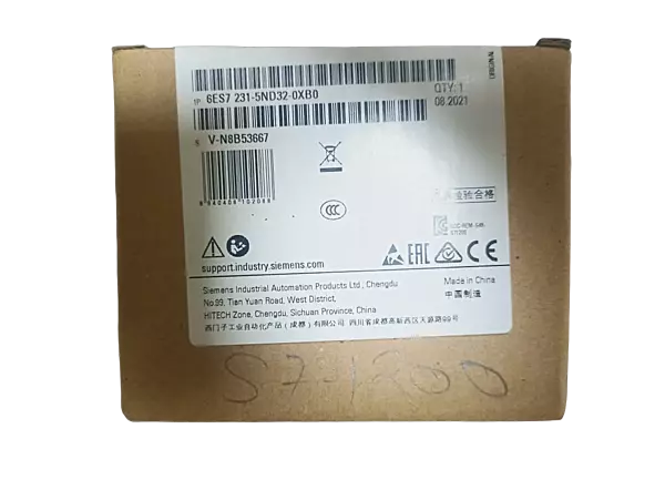 Siemens SIMATIC S7-1200 SM 1231 Analog Input Module 4 AI 16-bit (6ES7231-5ND32-0XB0)