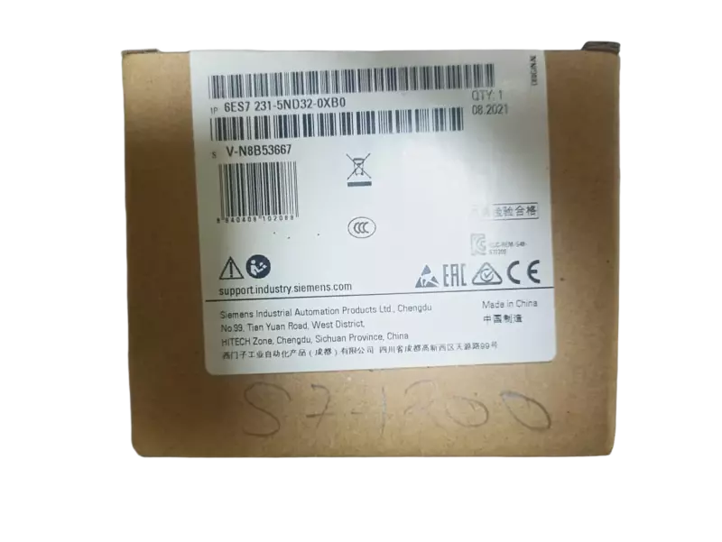 Siemens SIMATIC S7-1200 SM 1231 Analog Input Module 4 AI 16-bit (6ES7231-5ND32-0XB0)