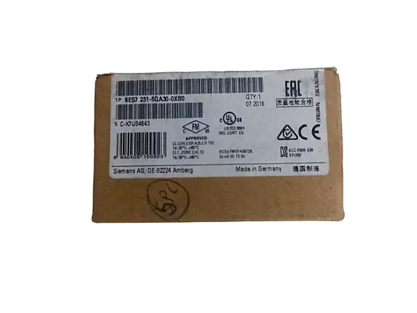 Siemens SIMATIC S7-1200 SM 1231 Analog Input Module 4 AI (6ES7231-5QA30-0XB0)