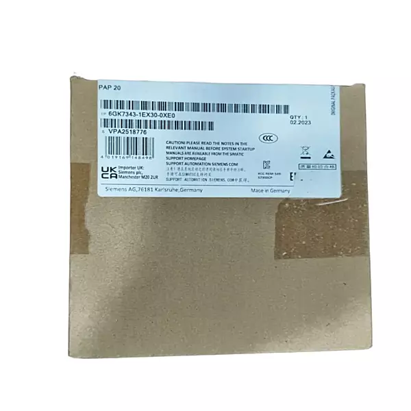 Siemens SIMATIC S7-400 CP 443-1 Industrial Ethernet Module (6GK7443-1EX30-0XE0)