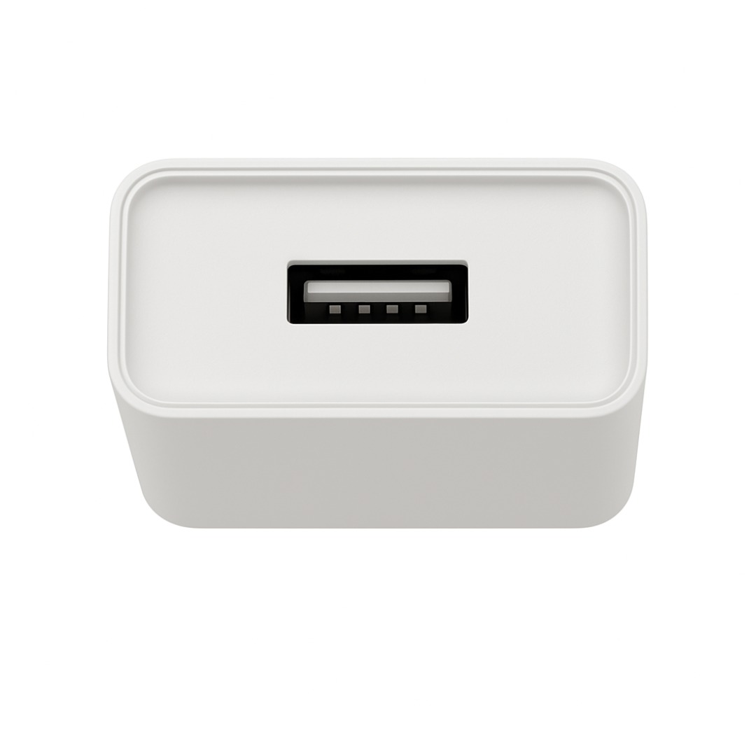 Champion 5V 1A USB Charger – Fast & Compact Adapter for Mobile Phones & Devices (White)