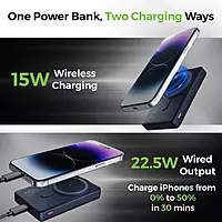Ultraprolink UM1334BLU Juice-Up Mag 9 Magnetic Wireless Powerbank 10000mAh (Blue)
