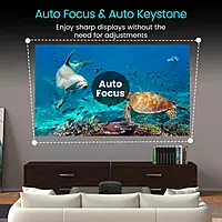 Portronics Beem 490 Smart LED Projector | 1080p Full HD, Auto Focus, Streaming Apps, 6000 lm | Portable Projector with Remote Controller (Black) Portronics Beem 490 Smart LED Projector | 1080p Full HD, Auto Focus, Streaming Apps, 6000 lm | Portable Projector with Remote Controller (Black)