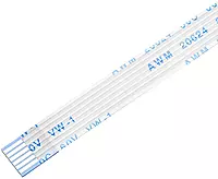 6 Pin 1mm Pitch 152mm Same Side Connection FFC Ribbon Flexible Flat Cable