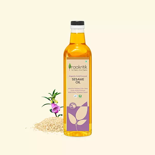 Praakritik Organic Cold Pressed Sesame Oil