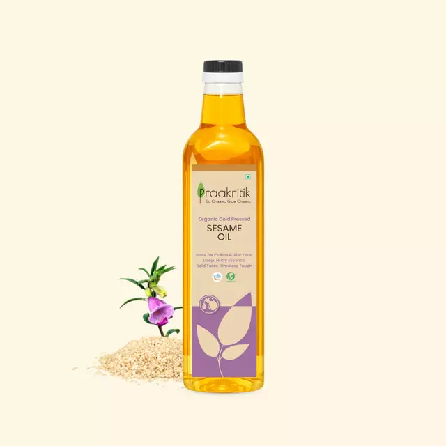 Praakritik Organic Cold Pressed Sesame Oil