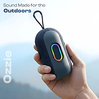 Ozzie LBS-102 10W Bluetooth Speaker – RGB Light | TWS Stereo | 8H Playtime | Blue