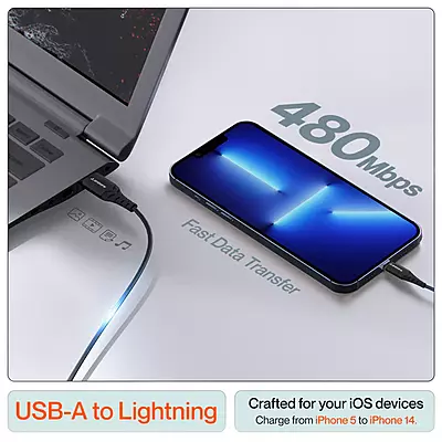 CABLE AMBRANE BRAIDED LIGHTNING BCLC10