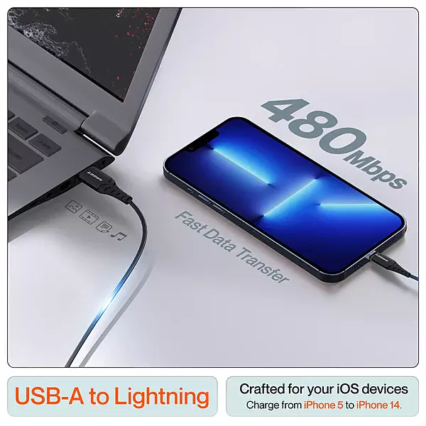 CABLE AMBRANE BRAIDED LIGHTNING BCLC10