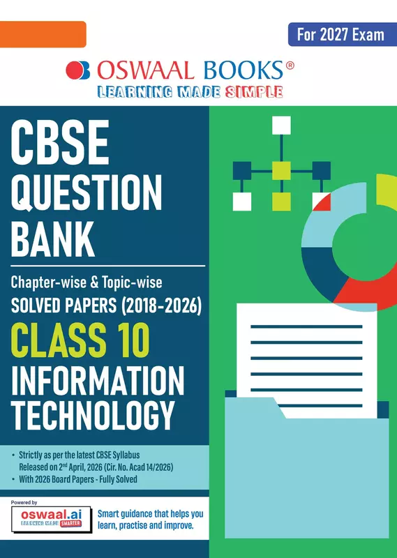 CBSE Class 10 Information Technology Question Bank | Chapter & Topic-wise Solved Papers