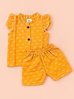 Yaazhi - Muslin Co-ord Set | Assorted Prints - 3-6m Yaazhi - Muslin Co-ord Set | Assorted Prints - 3-6m