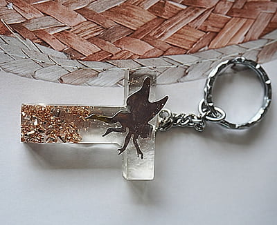 'T' ELEGANT LETTER KEYCHAIN 'T' ELEGANT LETTER KEYCHAIN