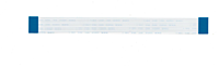 FFC Cable 1.25mm pitch 10 pin 150mm Type A