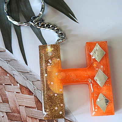 'H' ESPEJO LETTER KEYCHAIN(LKB00038) 'H' ESPEJO LETTER KEYCHAIN(LKB00038)