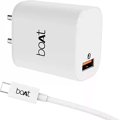 boAt WCD QC3A Charger with Type C Cable