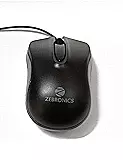 Zebronics Zeb-Wing Wired Optical Mouse – USB features a sleek design, high precision optical sensor, and comfortable grip for smooth navigation. Ideal for gaming and everyday use, plug and play.