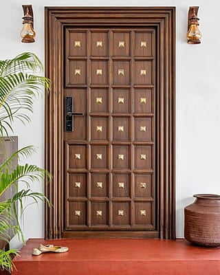 Traditional 3D HDHMR Door with Deco Paint in Classic Walnut Traditional 3D HDHMR Door with Deco Paint in Classic Walnut