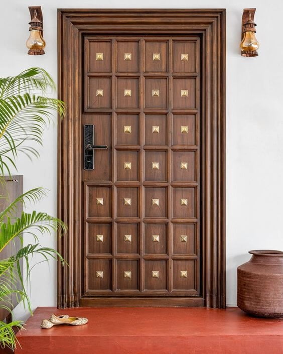 Traditional 3D HDHMR Door with Deco Paint in Classic Walnut Traditional 3D HDHMR Door with Deco Paint in Classic Walnut