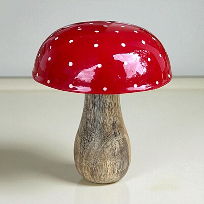 Wooden Red Mushroom