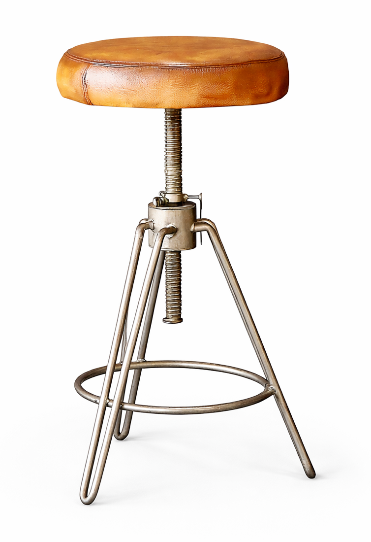 Boswell Industrial Crank Bar Stool