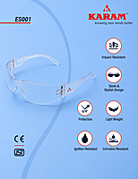 Karam ES001(CLEAR/ANTIFOG)Goggles
