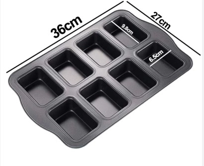 Mini Loaf Pans Nonstick 8 cavity