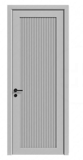 Contemporary HDHMR Fluted Door with Deco Paint Finish