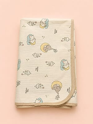 Muslin Dry Sheet Bed Protector – (70 × 90cm) - Sweet Dreams
