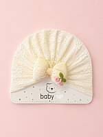 Luxe Lace Baby Turban Baby Cap
