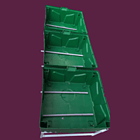 6ft X 2ft Stand with 3 Nos Cooler Tubs 2ftX2ftX1ft