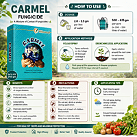 Willowood Carmel Fungicide (Carbendazim 12% + Mancozeb 63% WP) | Vetrivel Agro Services