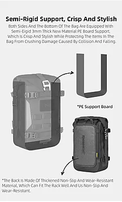 Rhinowalk Mechanic Series - 6L Waterproof Motorcycle Crash Bar Bag Rhinowalk Mechanic Series - 6L Waterproof Motorcycle Crash Bar Bag