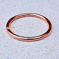 6mm Pure Solid Copper Kada for Men Women