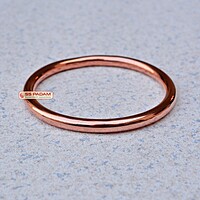 6mm Pure Solid Copper Kada for Men Women