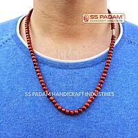 6mm Red Sandalwood (Lal Chandan) Mala for Neck & Wrist